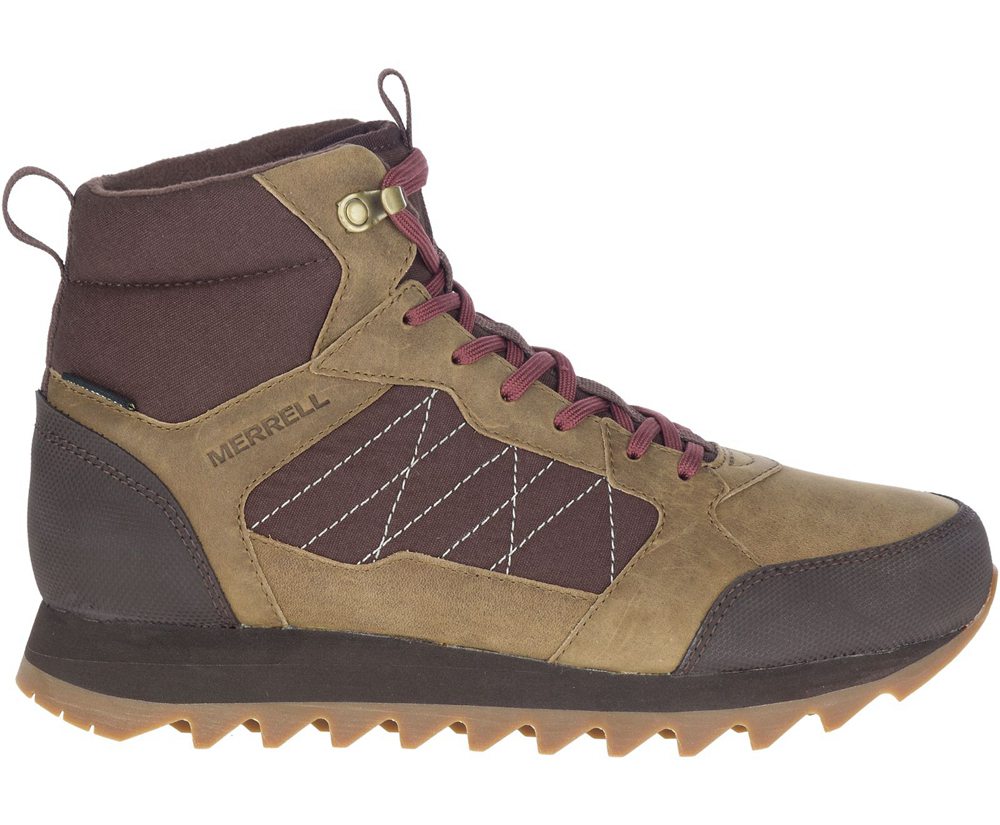 Merrell Støvler Herre - Alpine Mid Polar Waterproof - Brune - YSW852490